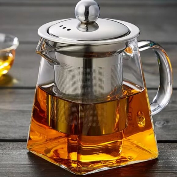 Borosilicate Glass Tea Kettle Stovetop Safe, Blooming 1 pack(Any Size) - Picture 13 of 13